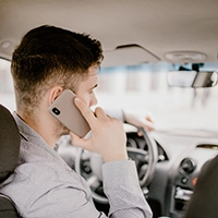 Preparing an application to the court when drivers use a telephone while driving a vehicle