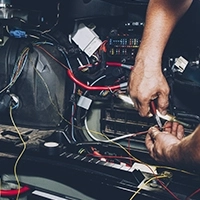 Engine electronics moisture removal