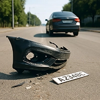 Preparing an application to the court for leaving the scene of a road traffic accident